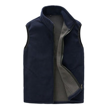 Load image into Gallery viewer, DIMUSI Men Winter Fleece Vest Male Thick Warm Waistcoat Outwear Casual Thermal Soft Vests Mens Windproof Sleeveless Jacket,YA720