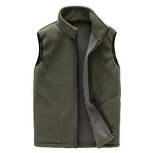 Load image into Gallery viewer, DIMUSI Men Winter Fleece Vest Male Thick Warm Waistcoat Outwear Casual Thermal Soft Vests Mens Windproof Sleeveless Jacket,YA720