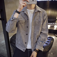 Load image into Gallery viewer, Jackets Men 2020 Single Breasted Pockets Leisure Slim Solid Simple All-match Jacket Mens Korean Style Students High Quality Coat