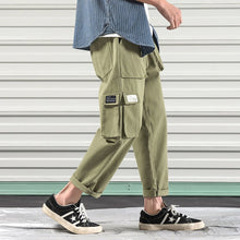 Load image into Gallery viewer, Privathinker Man 2020 Summer Pockets Safari Style Pants Mans Hip Hop Japan Streetwear Joggers Male Vintage Fashion Harem Pants