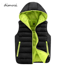 Load image into Gallery viewer, DIMUSI Autumn Winter Mens Sleeveless Jackets Fashion Male Vest Coats Cotton-Padded Thicken Warm Vests Men Waistcoats Clothing
