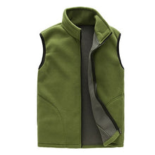 Load image into Gallery viewer, DIMUSI Men Winter Fleece Vest Male Thick Warm Waistcoat Outwear Casual Thermal Soft Vests Mens Windproof Sleeveless Jacket,YA720
