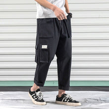 Load image into Gallery viewer, Privathinker Man 2020 Summer Pockets Safari Style Pants Mans Hip Hop Japan Streetwear Joggers Male Vintage Fashion Harem Pants
